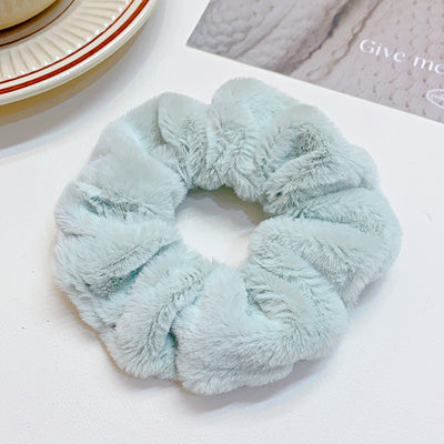 Fashion Simple Solid Color Hair Ring For Women