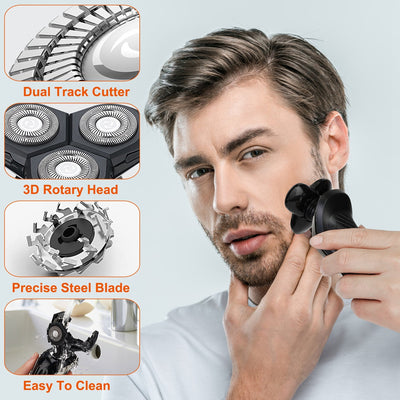 5-in-1 waterproof electric shaver & trimmer kit
