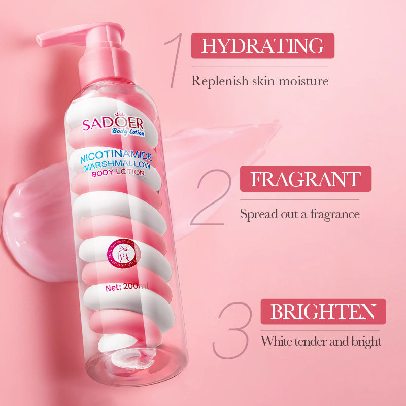 Keimi Skincare Nicotinamide Marshmallow Body Lotion Whitening Brightening Body Cream