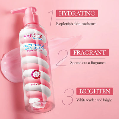 Keimi Skincare Nicotinamide Marshmallow Body Lotion Whitening Brightening Body Cream