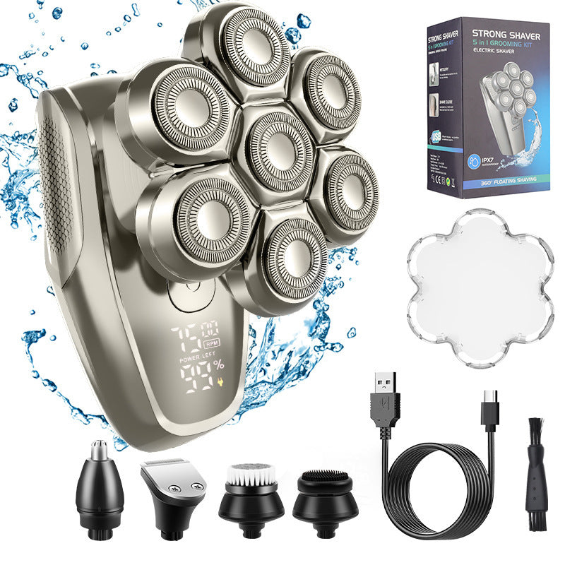 Men's Multifunctional Magnetic Knife Head Electric Shaver