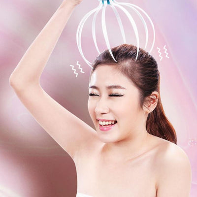 8-claw electric head massager for scalp and body relaxation