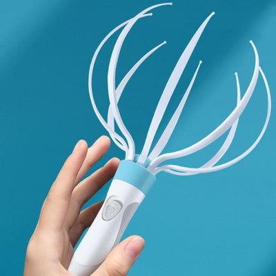 8-claw electric head massager for scalp and body relaxation