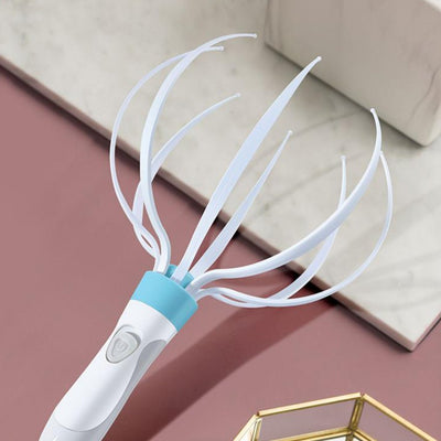8-claw electric head massager for scalp and body relaxation