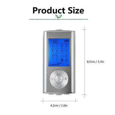Rechargeable 8-mode Dual-exit TENS Low-Frequency Pulse Massager