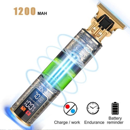 Cordless rechargeable beard & hair trimmer