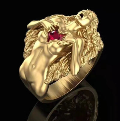 Exaggerated Fashion Couple Rings for Men and Women