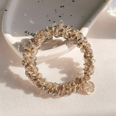 High-grade Headdress Crystal Hair Tie Dual-purpose Headband
