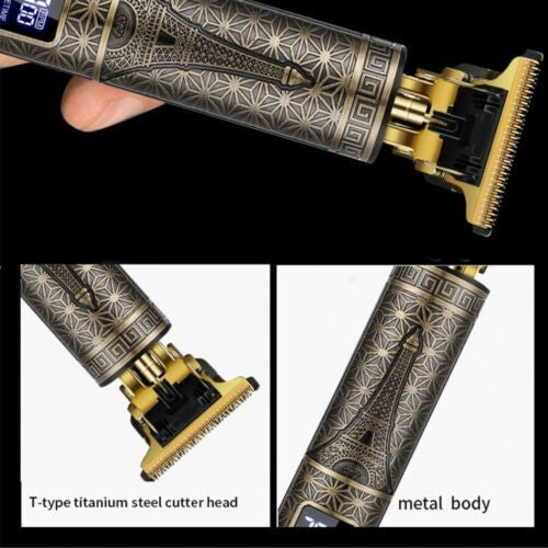 Cordless rechargeable beard & hair trimmer