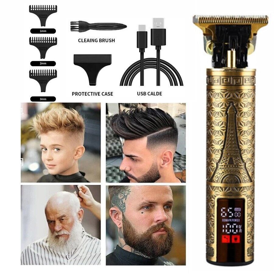 Cordless rechargeable beard & hair trimmer