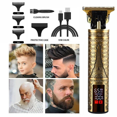 Cordless rechargeable beard & hair trimmer