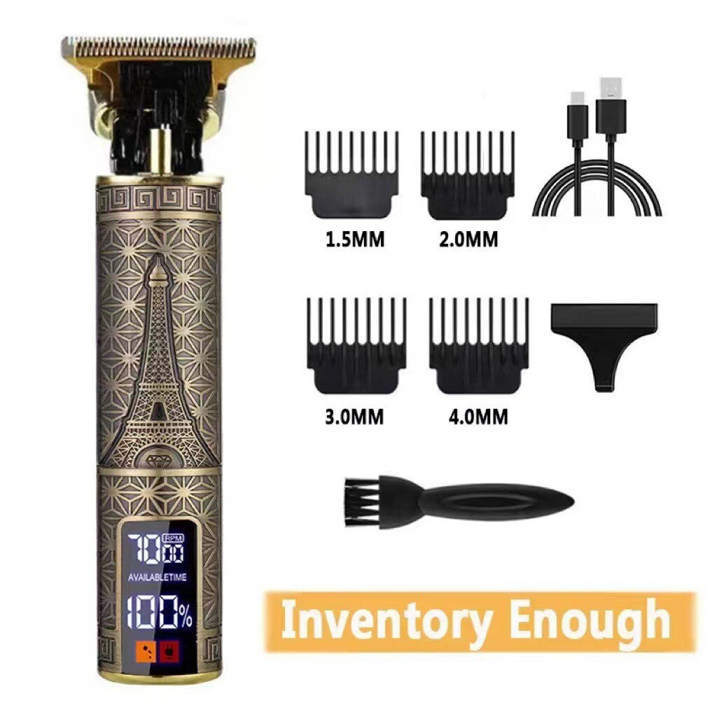 Cordless rechargeable beard & hair trimmer