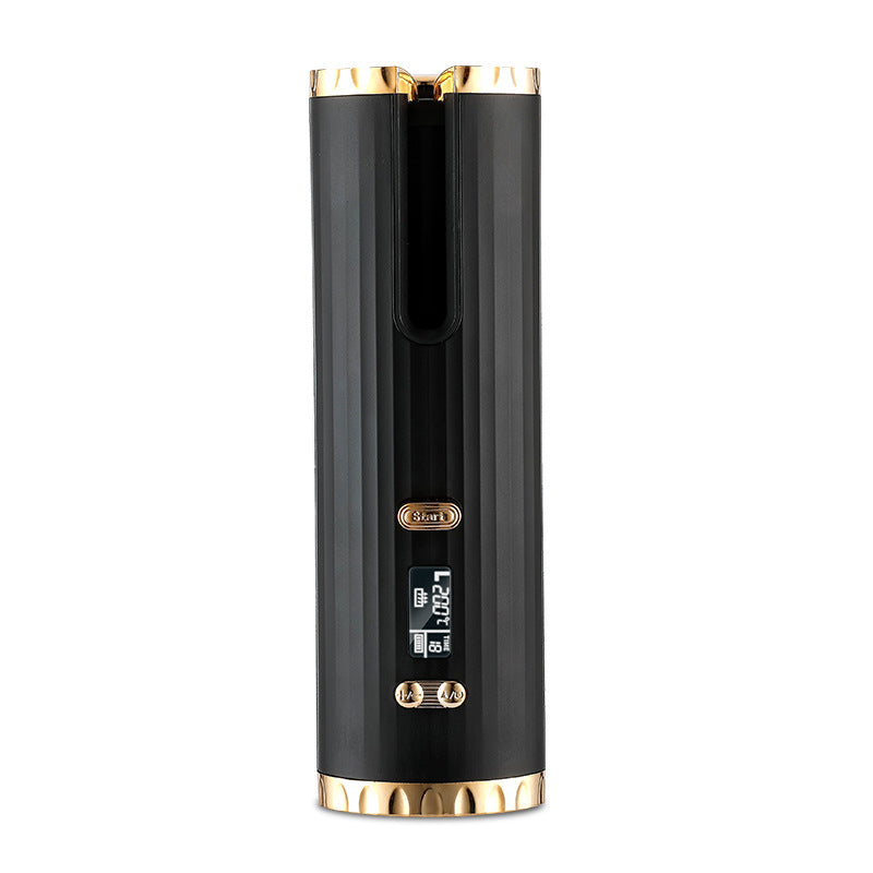 Rechargeable automatic curler for quick, lasting curls
