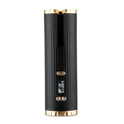 Rechargeable automatic curler for quick, lasting curls