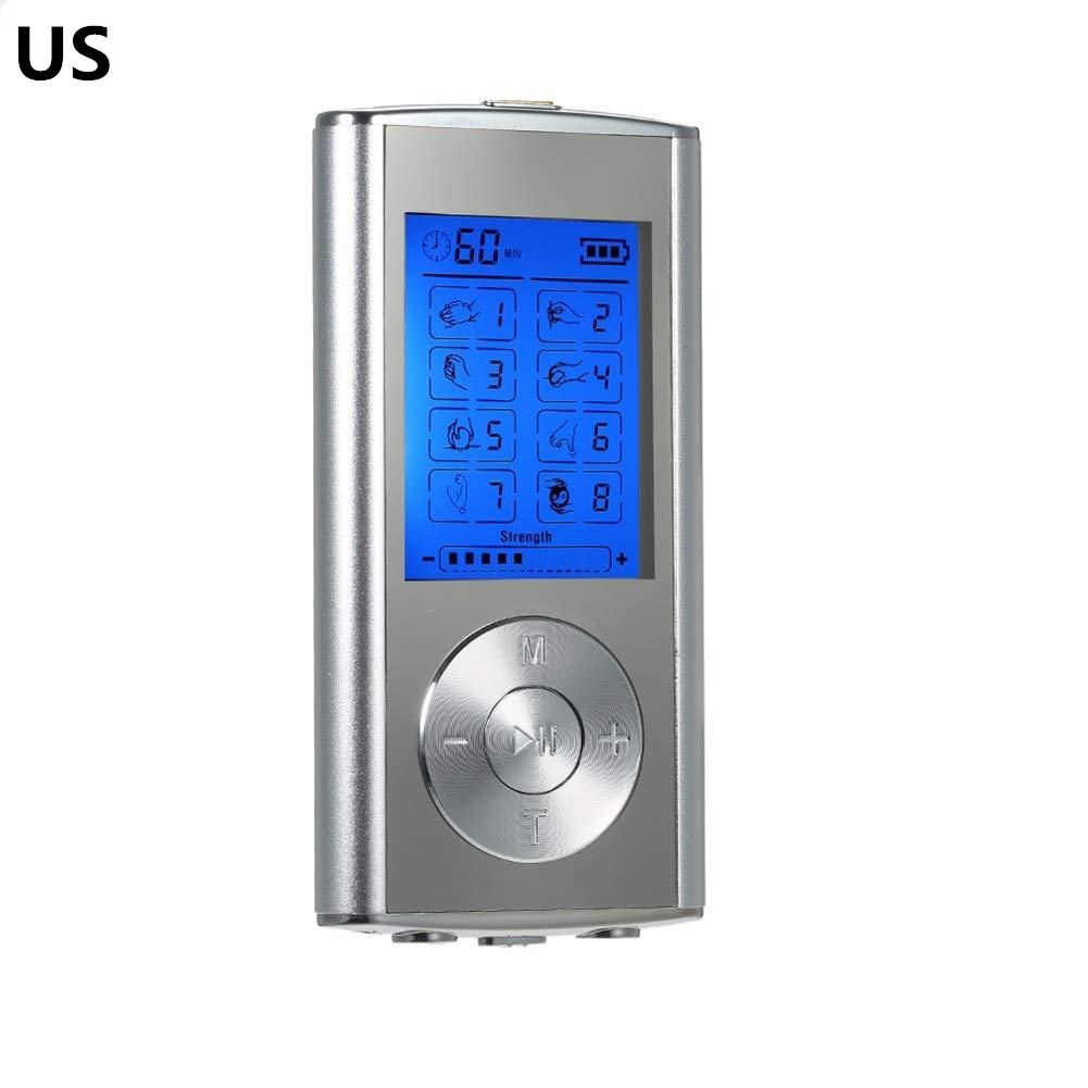 Rechargeable 8-mode Dual-exit TENS Low-Frequency Pulse Massager