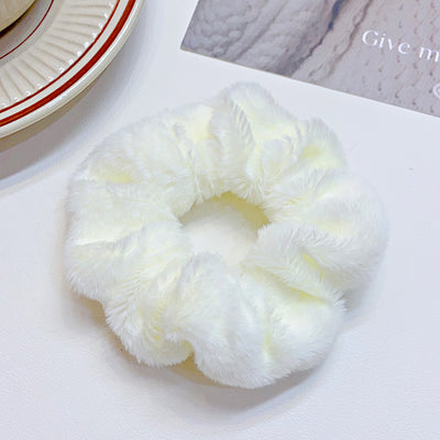 Fashion Simple Solid Color Hair Ring For Women