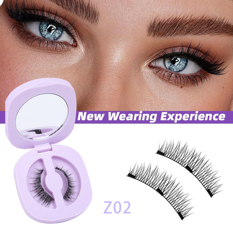 Glue-free Natural Portable Magnetic False Eyelashes