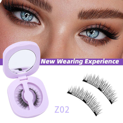 Glue-free Natural Portable Magnetic False Eyelashes