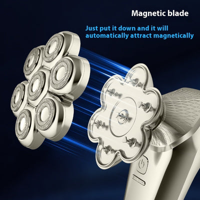 Men's Multifunctional Magnetic Knife Head Electric Shaver