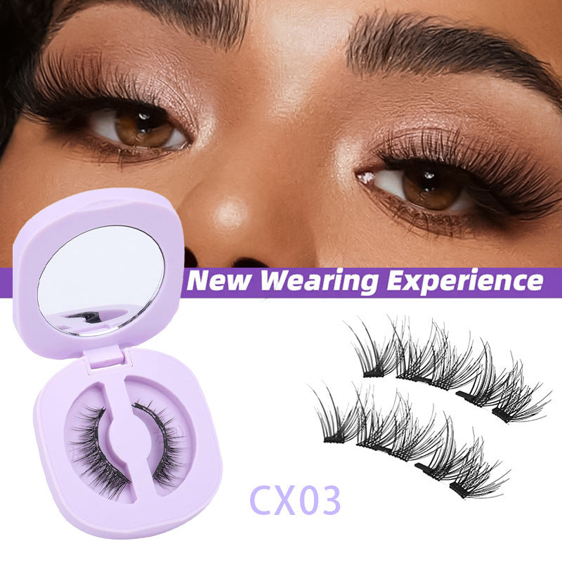 Glue-free Natural Portable Magnetic False Eyelashes