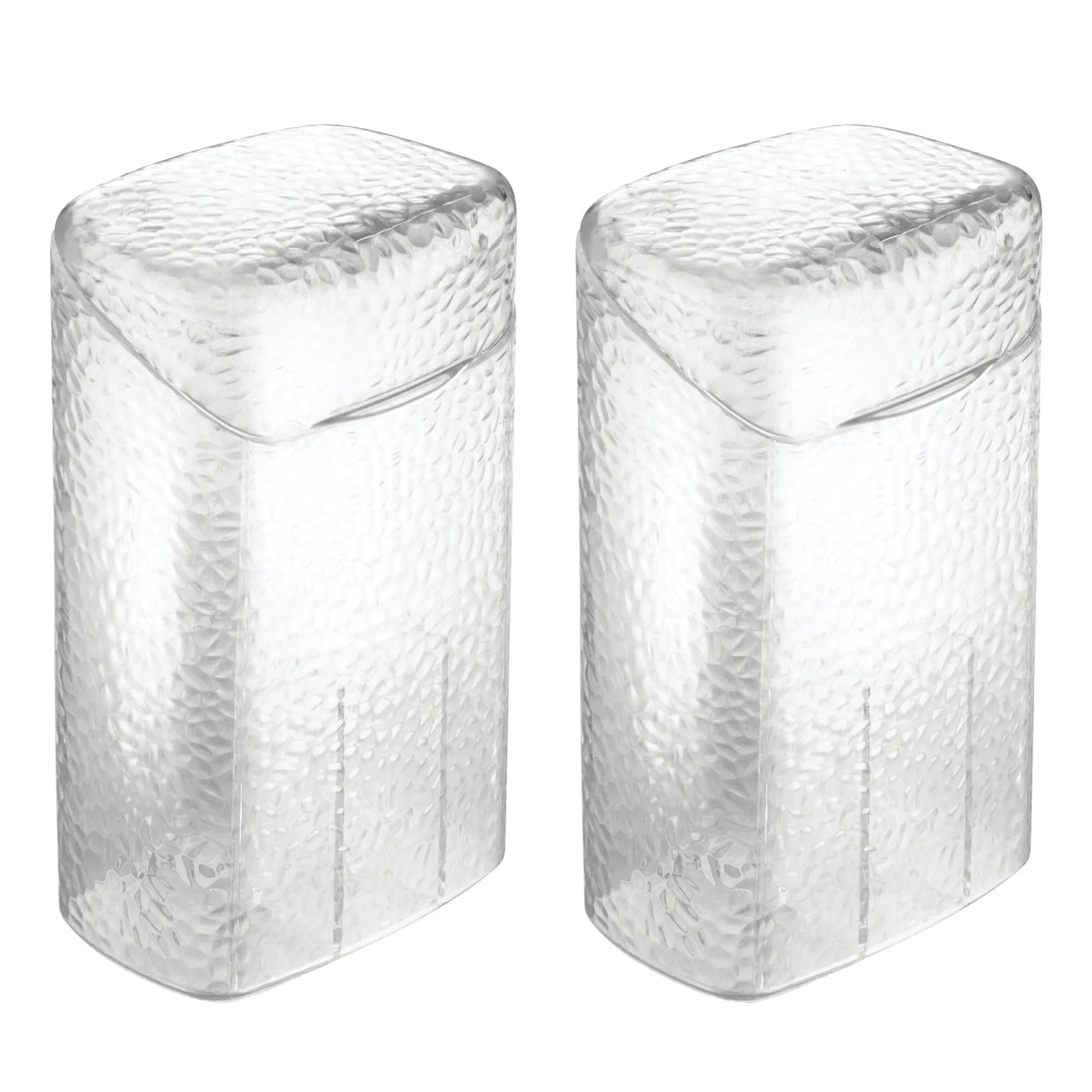 iDesign 53450 Rain Toothbrush Holder Dental Center for Toothpaste Electric Toothbrush Water Flosser Bathroom Countertop Organizer Clear