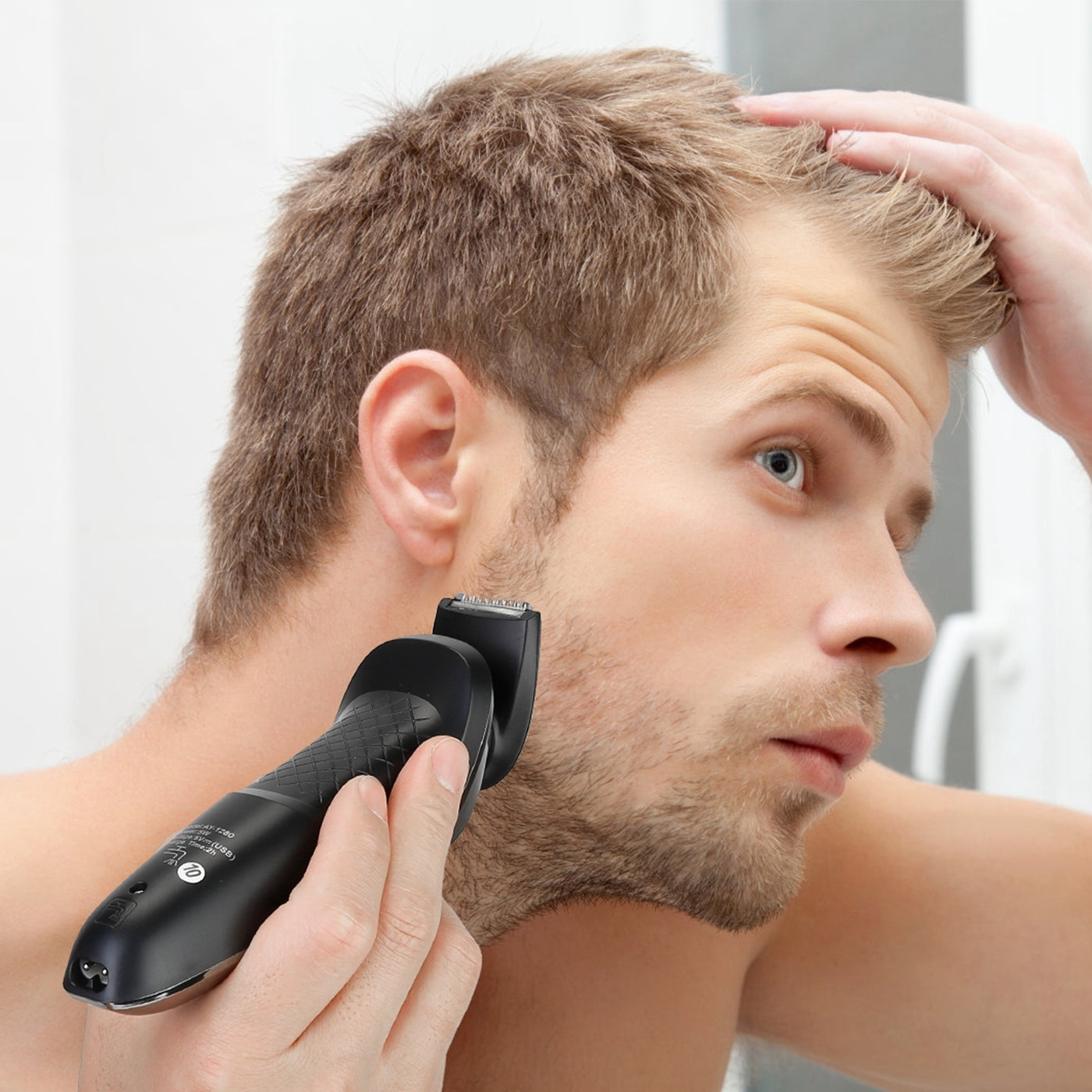 5-in-1 waterproof electric shaver & trimmer kit