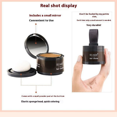 Hairline Carving Outline Powder Sparse Edge Modified Filling Black Brown