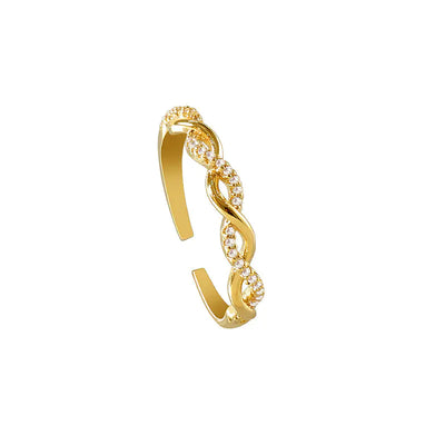 Twisted Open Ring for Women - Fashionable & Versatile