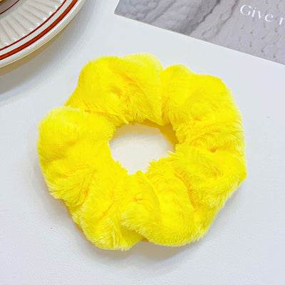 Fashion Simple Solid Color Hair Ring For Women