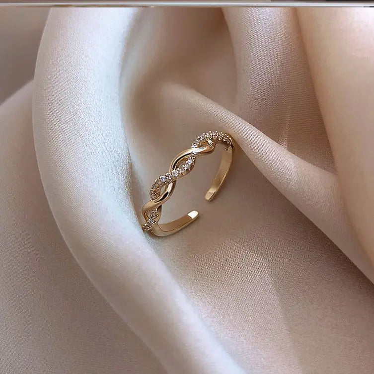 Twisted Open Ring for Women - Fashionable & Versatile