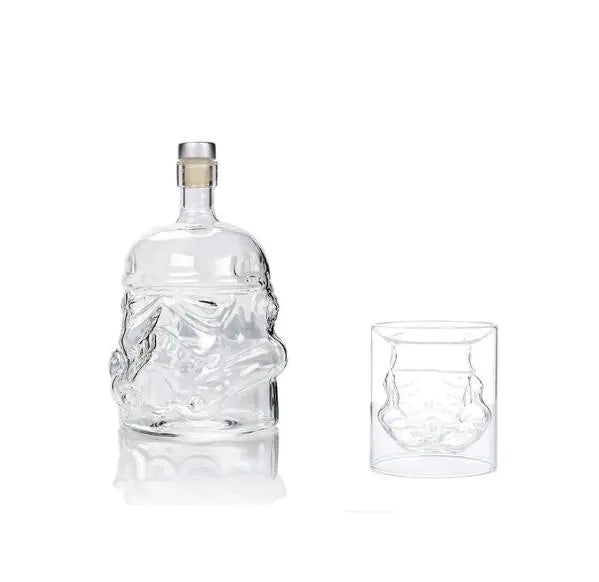 Star Wars Storm Trooper Glass Decanter & Drinkware