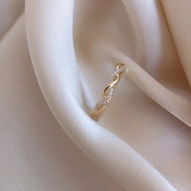 Twisted Open Ring for Women - Fashionable & Versatile