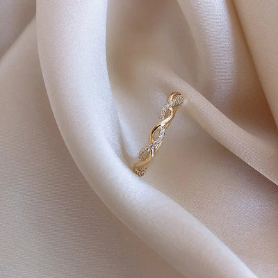 Twisted Open Ring for Women - Fashionable & Versatile