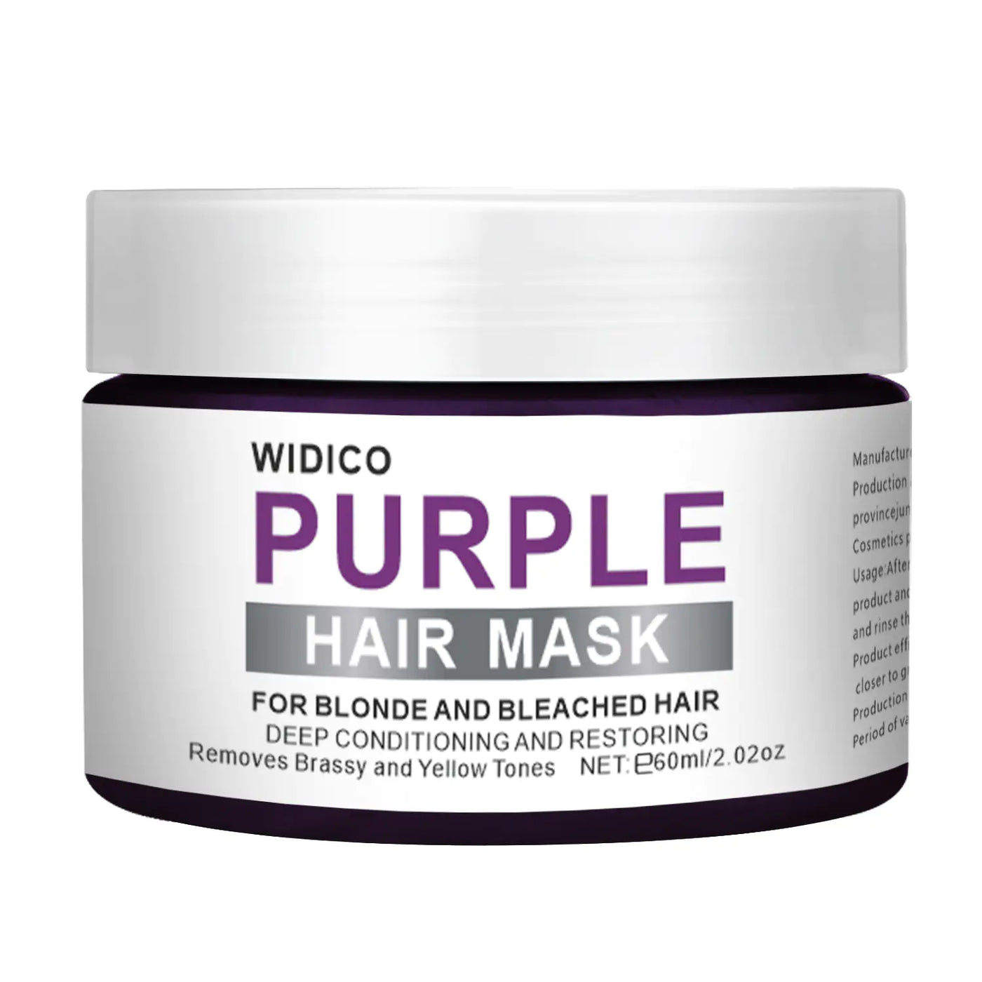 Purple Shampoo for Yellow Tone Removal and Hair Care