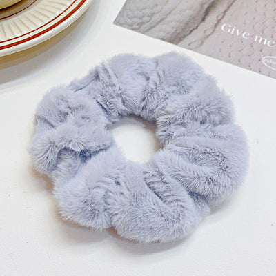 Fashion Simple Solid Color Hair Ring For Women