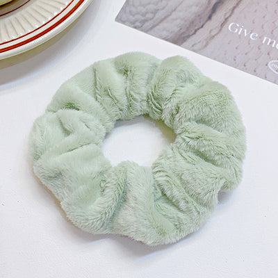 Fashion Simple Solid Color Hair Ring For Women