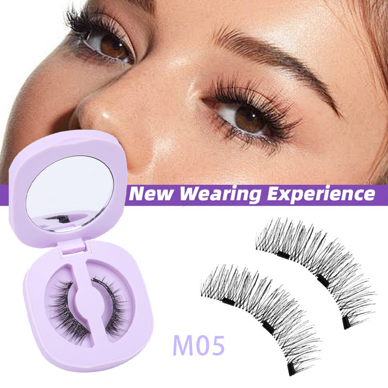 Glue-free Natural Portable Magnetic False Eyelashes