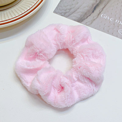 Fashion Simple Solid Color Hair Ring For Women