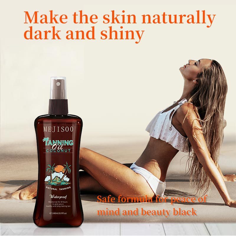 Bronze Skin Color Body Help Sun Black Oil