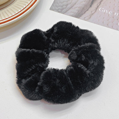Fashion Simple Solid Color Hair Ring For Women