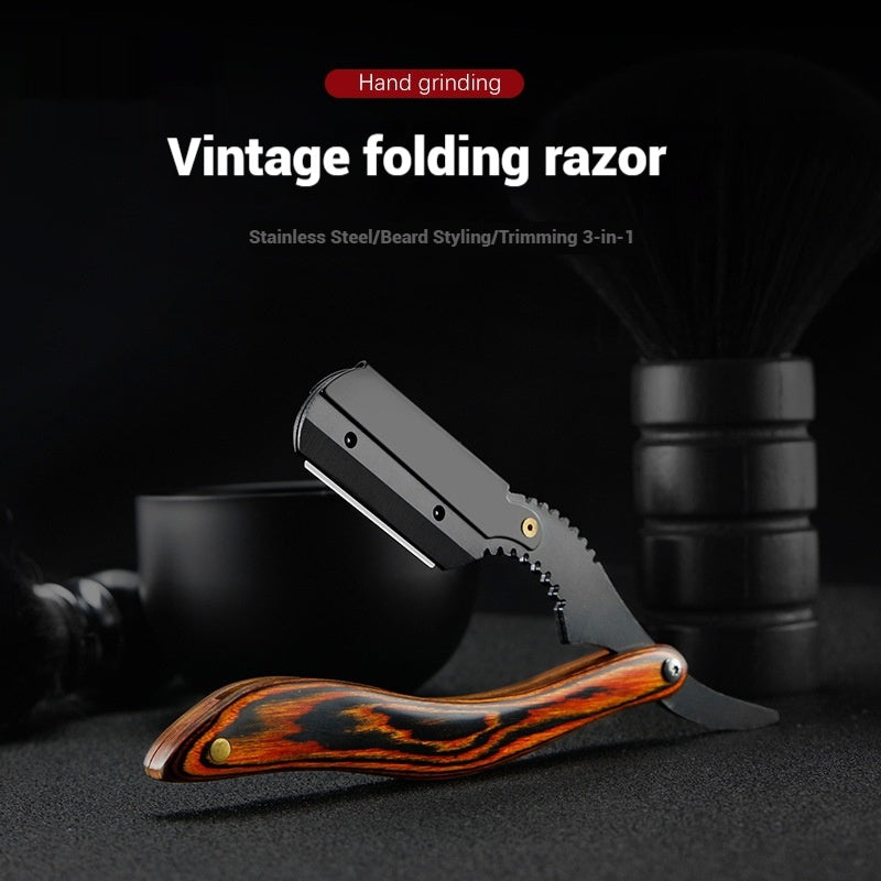 Fashion Old-fashioned Manual Men's Hairdressing Knife
