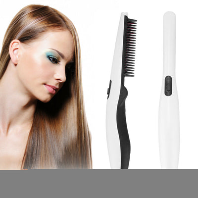 Negative ion straightener comb for hair & beard