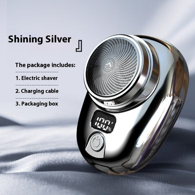 Digital Power Display Mini Portable Men's Shaver