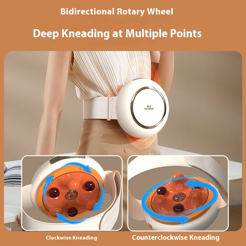 Hot Compress Abdominal Massager Abdominal Massager Rolling Belt