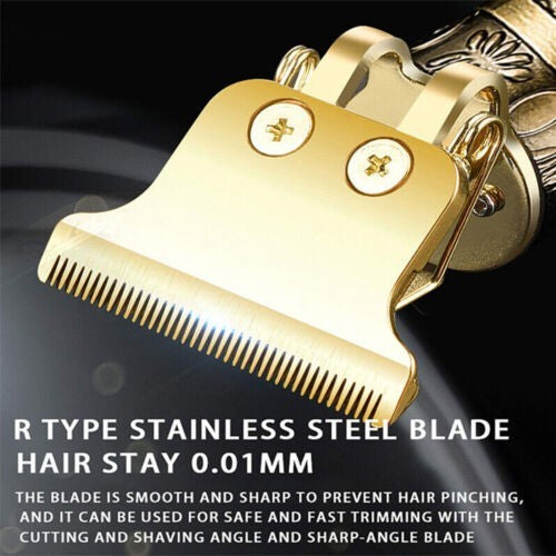Cordless rechargeable beard & hair trimmer