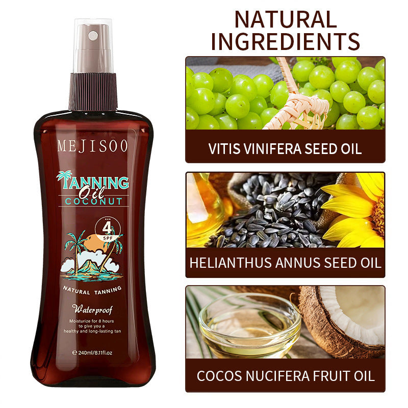 Bronze Skin Color Body Help Sun Black Oil