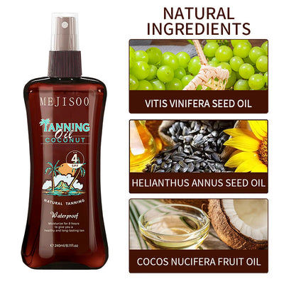 Bronze Skin Color Body Help Sun Black Oil