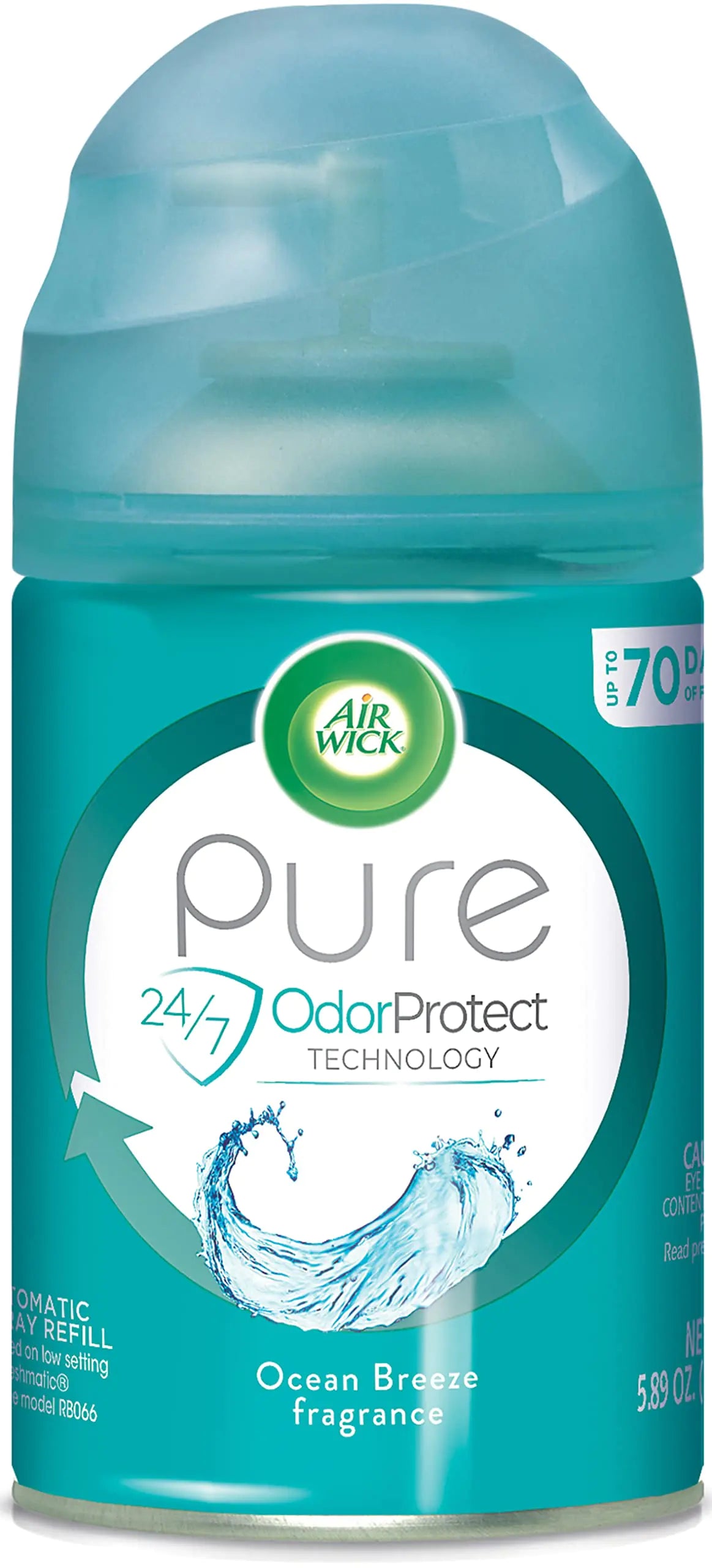Air Wick Automatic Air Freshener Spray Refill 1ct Ocean Breeze Odor Neutralization Essential Oils